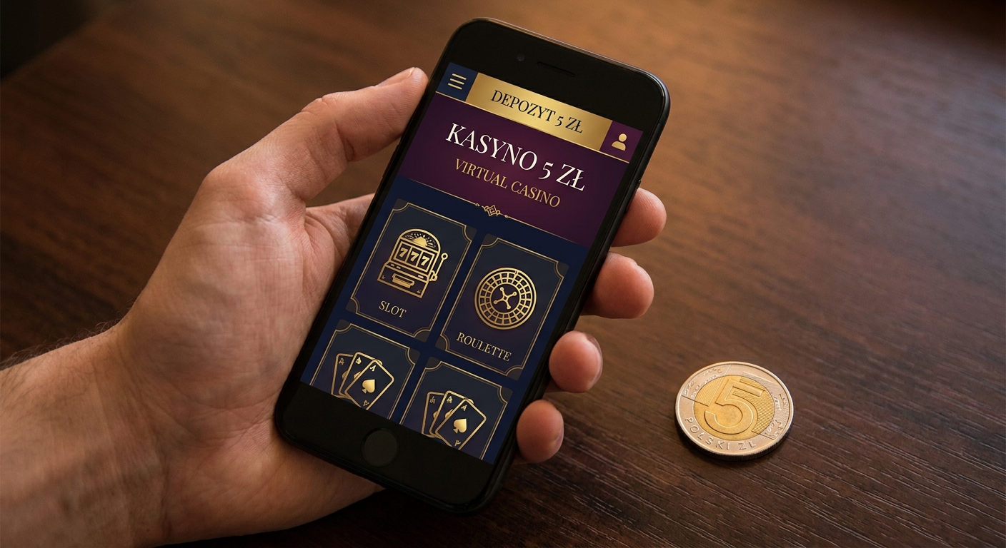 Rozpocznij grę w kasynie online za pomocą depozytu 5 zł na smartfonie.
